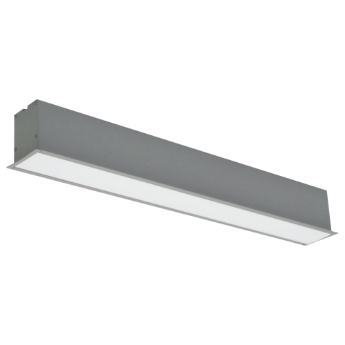 20W pilkas įmontuojamas, linijinis LED šviestuvas ESNA